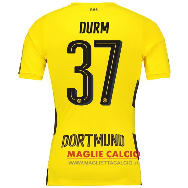 maglietta borussia dortmund 2017-2018 durm 37 prima